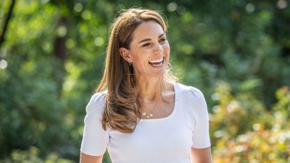 The Princess of Wales smiles during an event in Battersea Park, London.