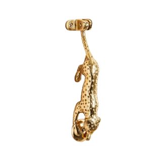 leopard door knocker in gold