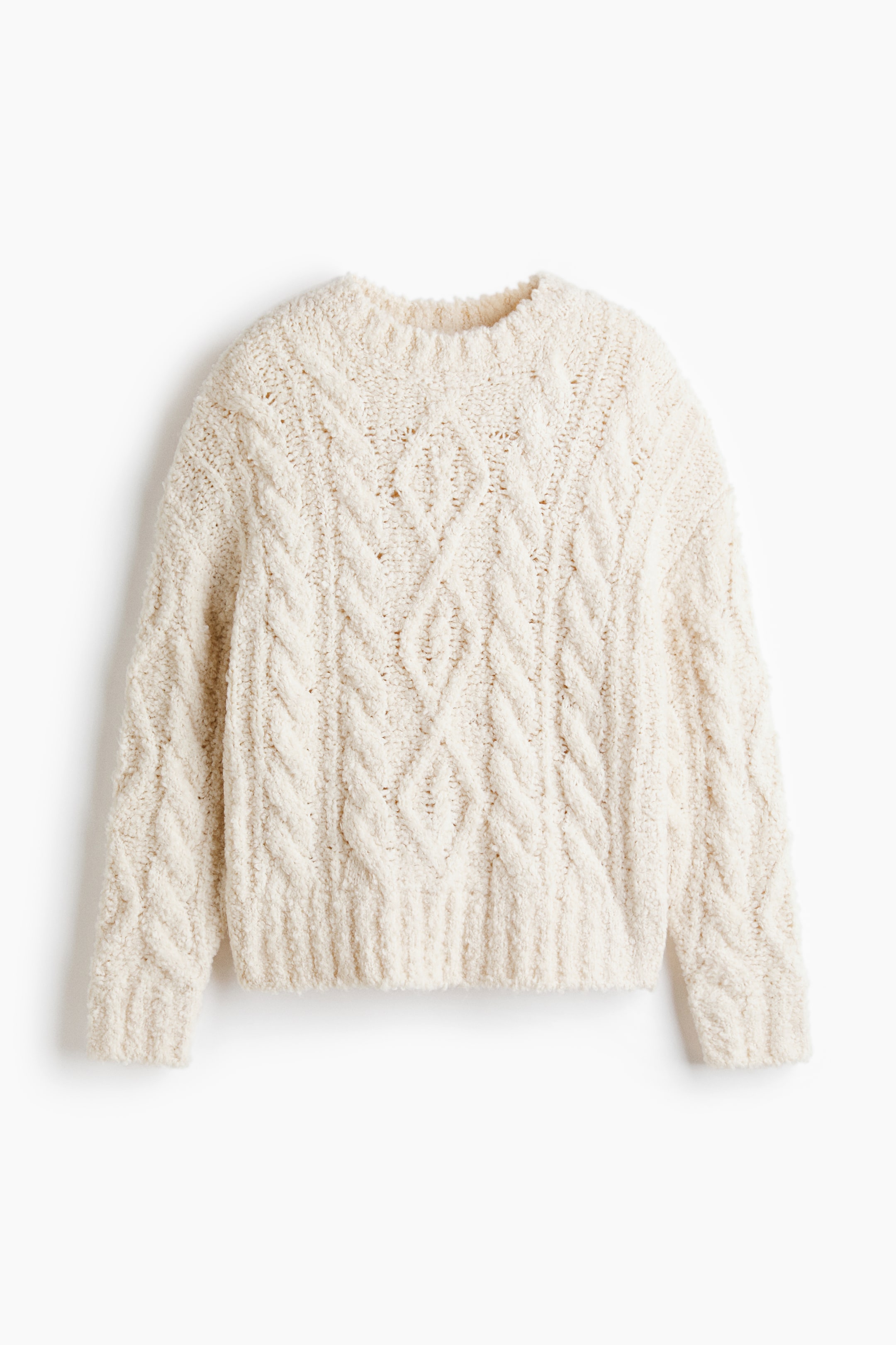 H&amp;amp;M Cable-Knit Sweater - Cream