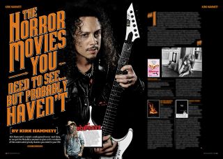 Kirk Hammett in Metal Hammer