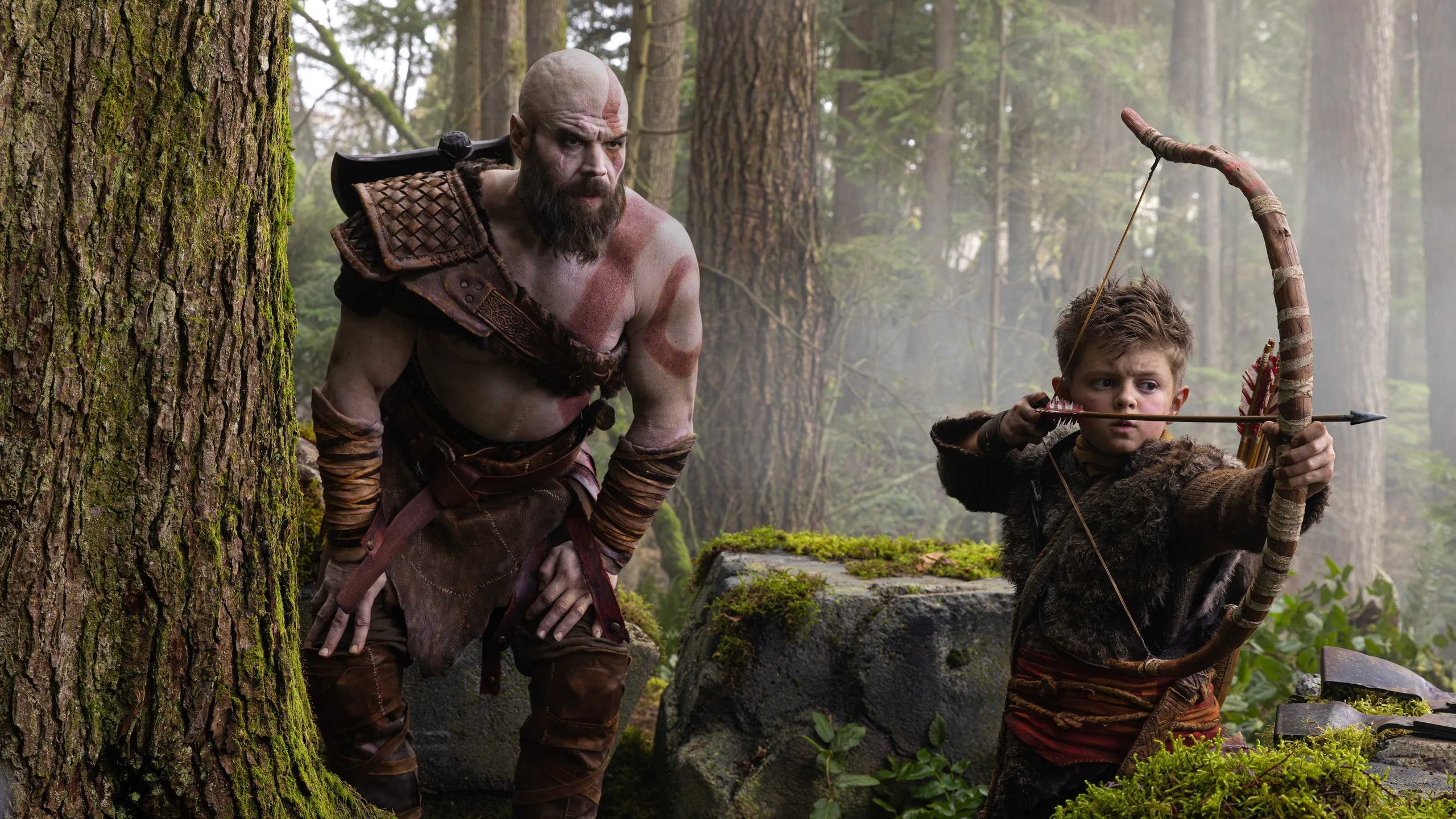 The first look at Amazon's God of War TV show dares to ask: What if dadbod Kratos?