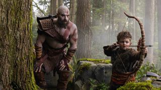 Kratos and Atreus in the Amazon God of War TV show.