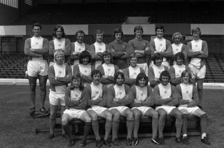 Gordon Taylor, on the middle row, fourth from the left, made over 150 appearances for Birmingham
