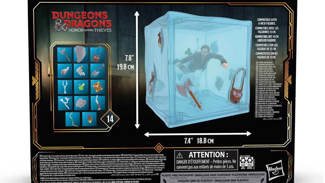 Dungeons &amp; Dragons Golden Archive Gelatinous Cube box back