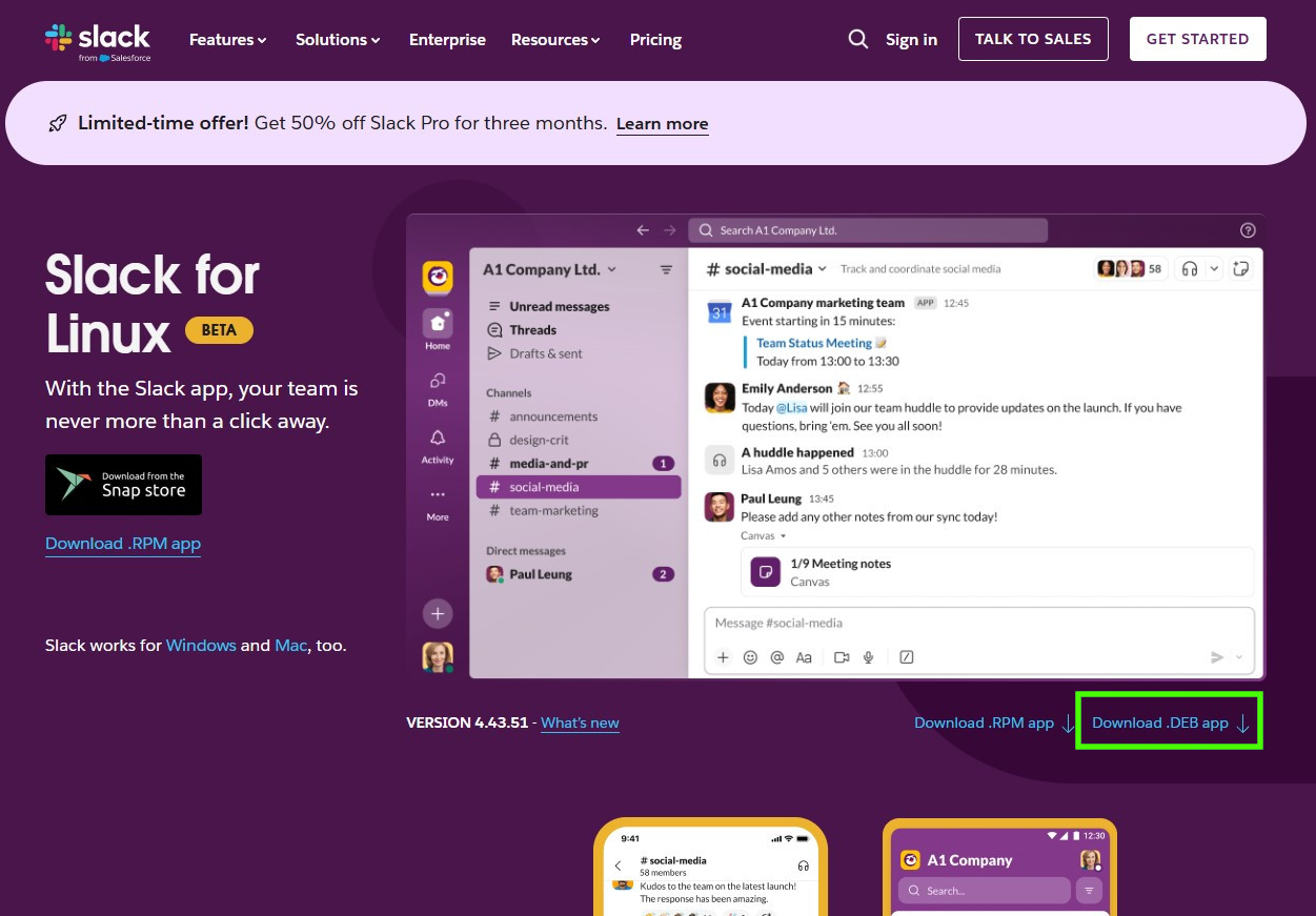 Slack for Linux