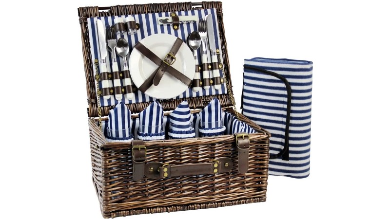 INNO STAGE wicker picnic basket