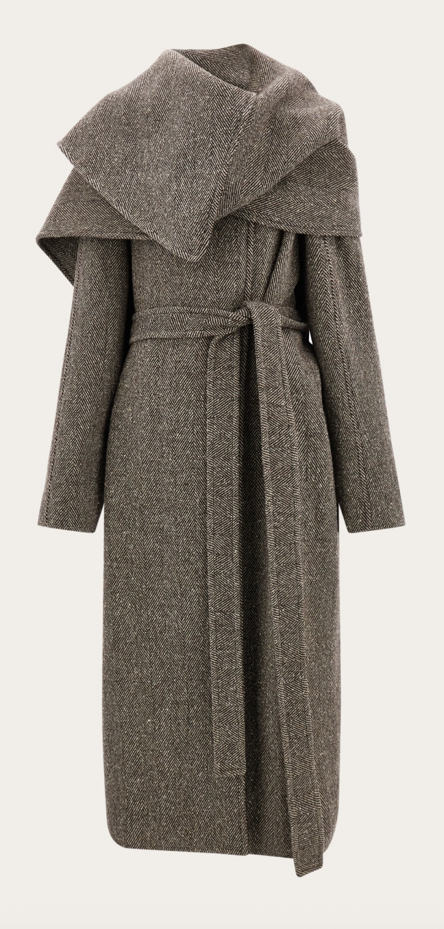 Ferragamo, Oversize Asymmetrical Coat