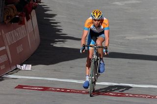 Ryder Hesjedal (Garmin-Slipstream) finishes the Eroica Toscana in tenth