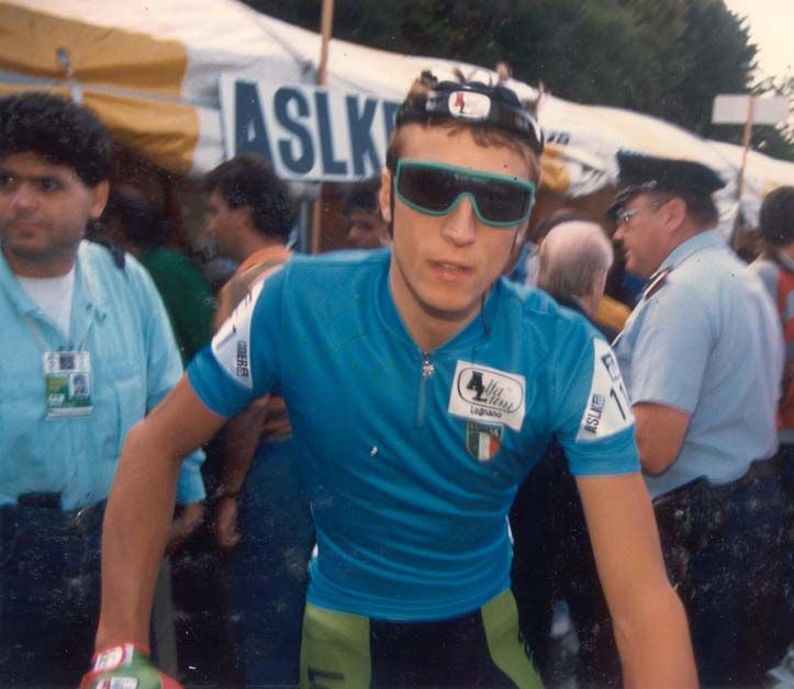 Maurizo Fondriest before winning the 1988 world title
