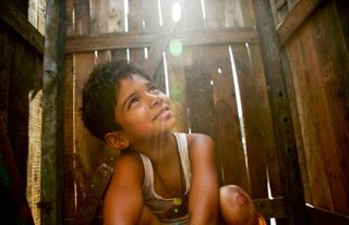 Slumdog Millionaire - Ayush Mahesh Khedekar as Mumbai street kid Jamal