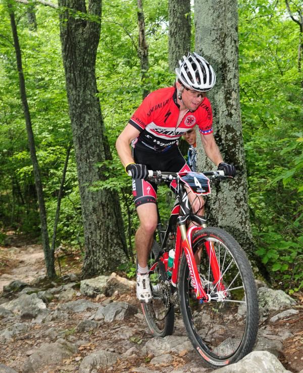 Tad Elliott (Sho-Air / Specialized) at the Triple Crown finals near Harrisonburg, Virginia.
