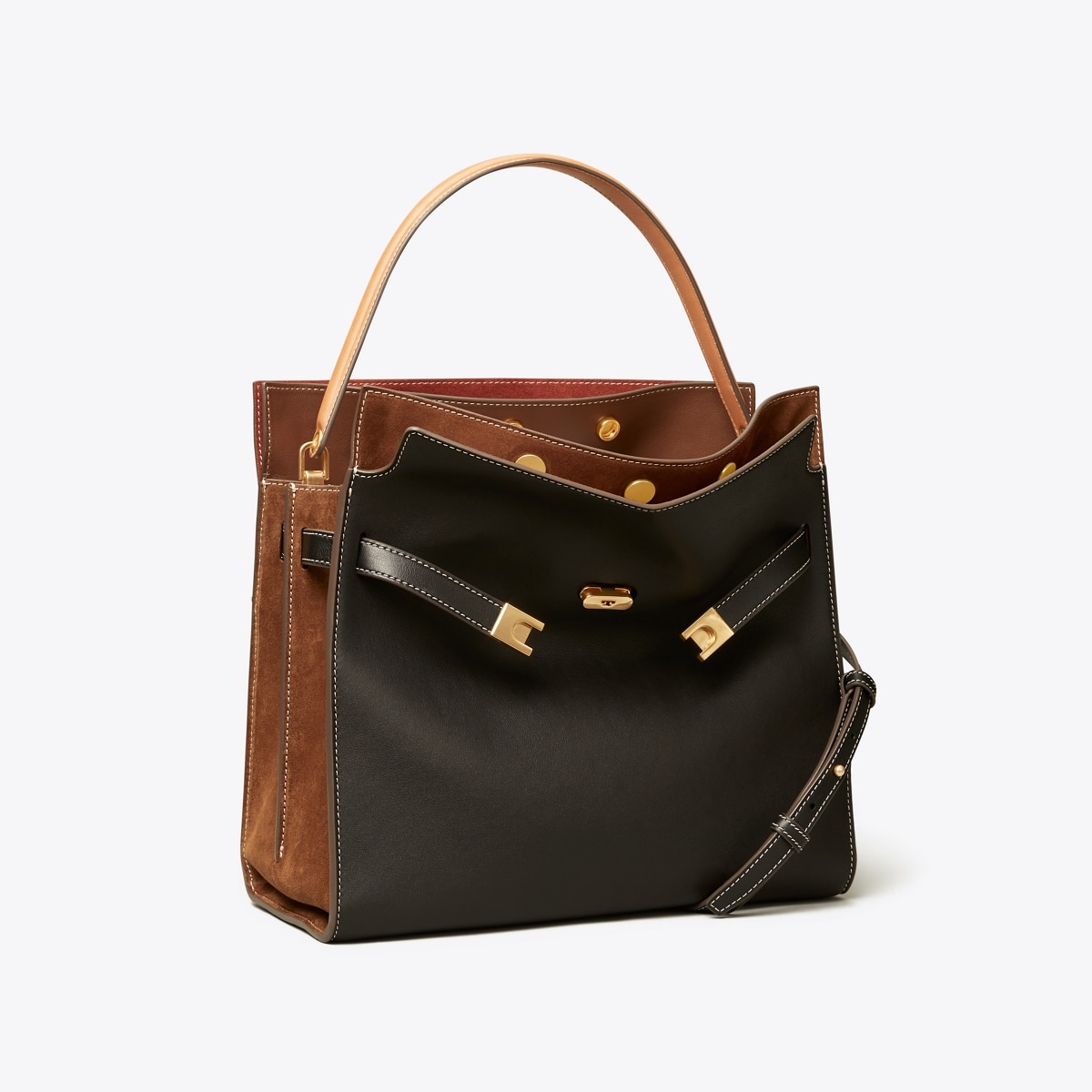 Lee Radziwill Leather Double Bag