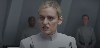 Denise Gough as Imperial Supervisor Dedra Meero in a still from "Andor."