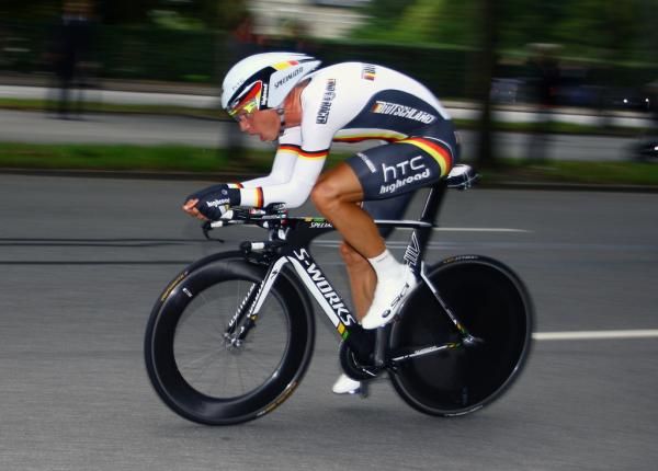 Tony Martin and his Shiv cut through the air in Copenhagen