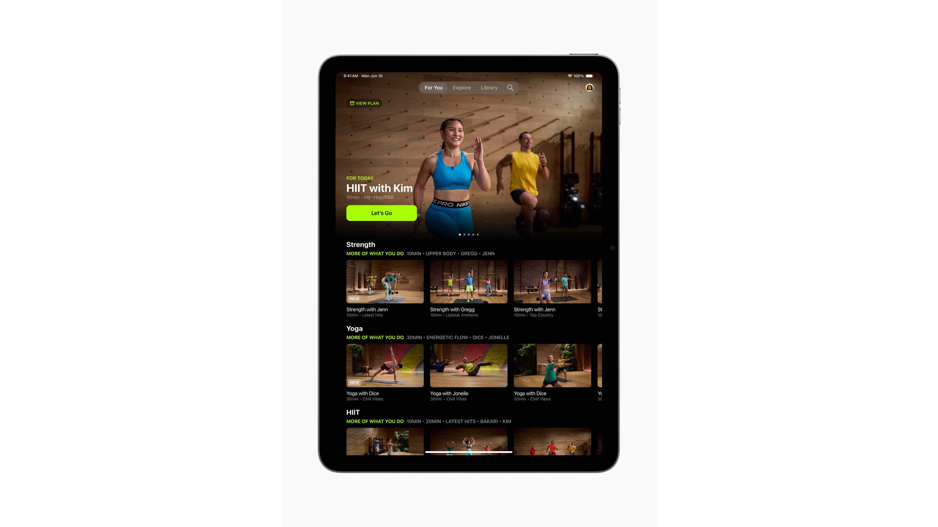 Apple Fitness+ Redesign with iOS 18, tvOS 18