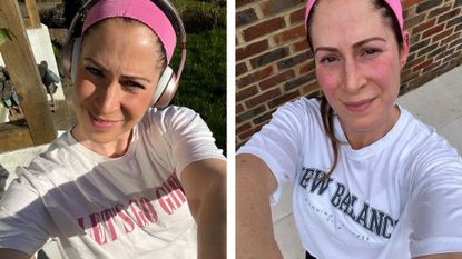 How to improve running endurance: Anna during her running challenge