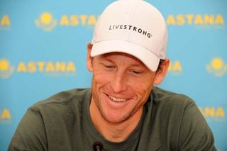 Lance Armstrong Astana press conference Tenerife Dec 08