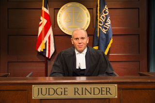 Made to order. Rob on Judge Rinder.