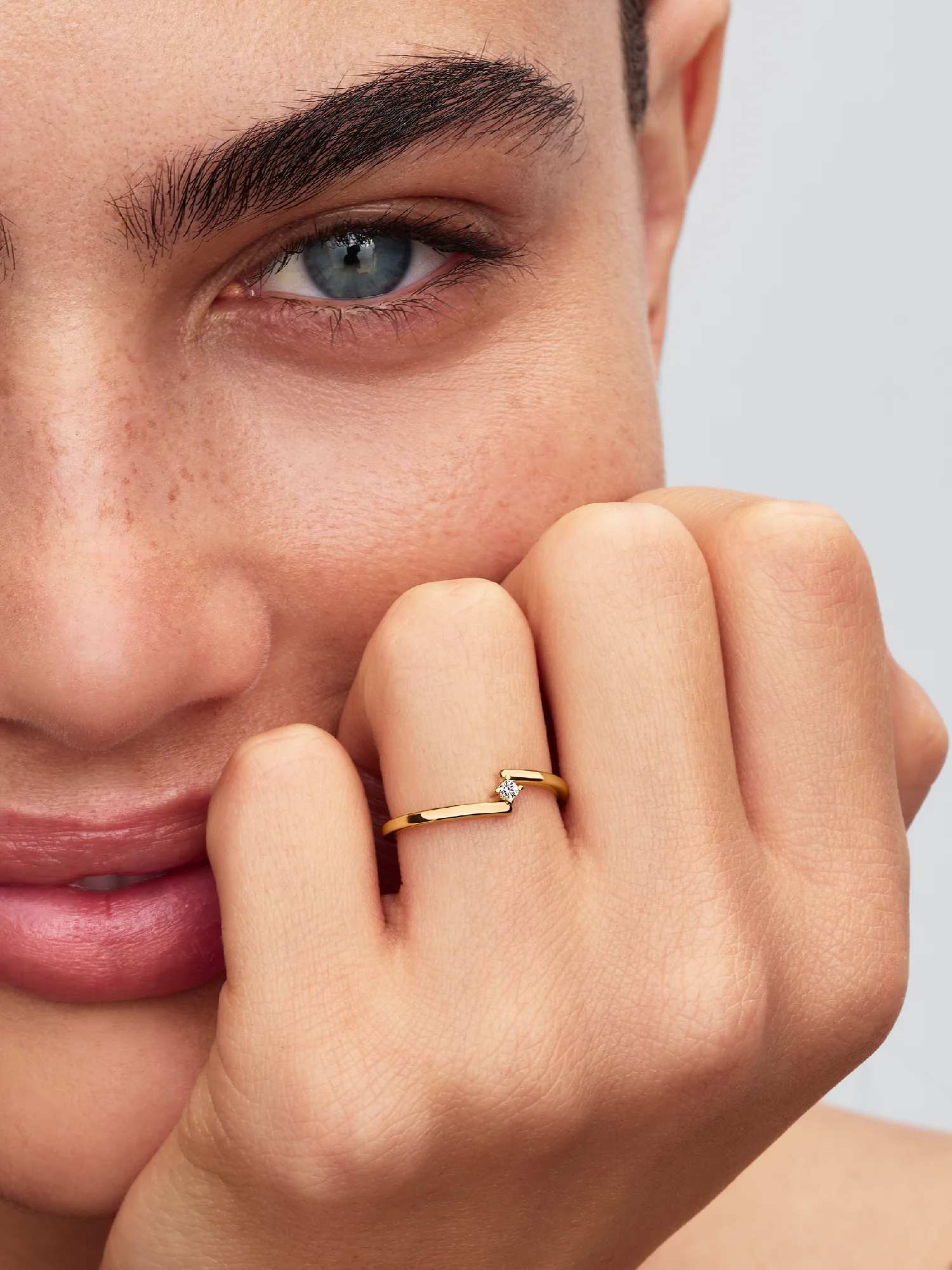 Split Solitaire Ring