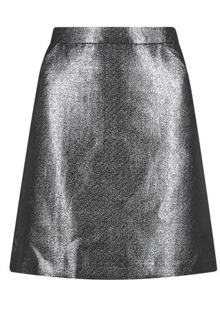 M&S Skirt silver a line mini