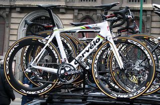 Pro bikes of Milan-San Remo