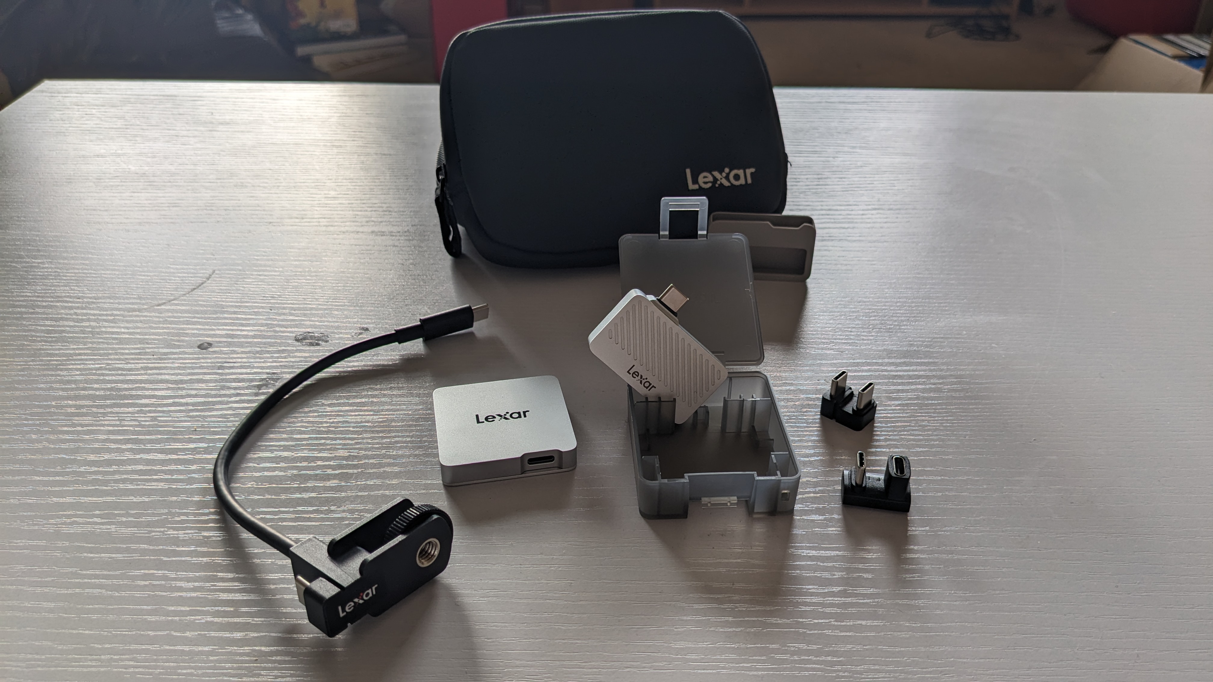 Lexar Professional Go with Hub at IFA 2024 (and home office test unit)