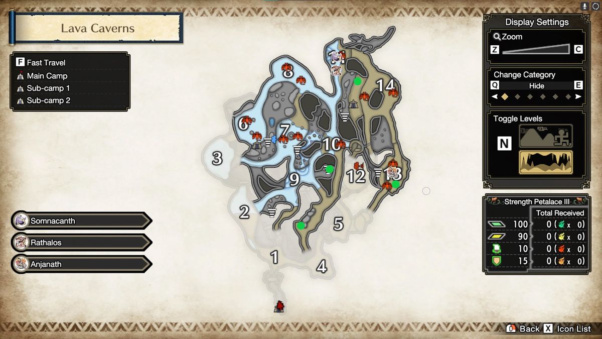 Rock Lizard Locations Underground Lava Caverns