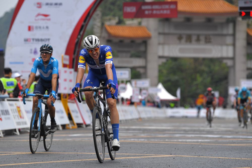 The riders went deep on the climb to the finish at Mashan Nongla