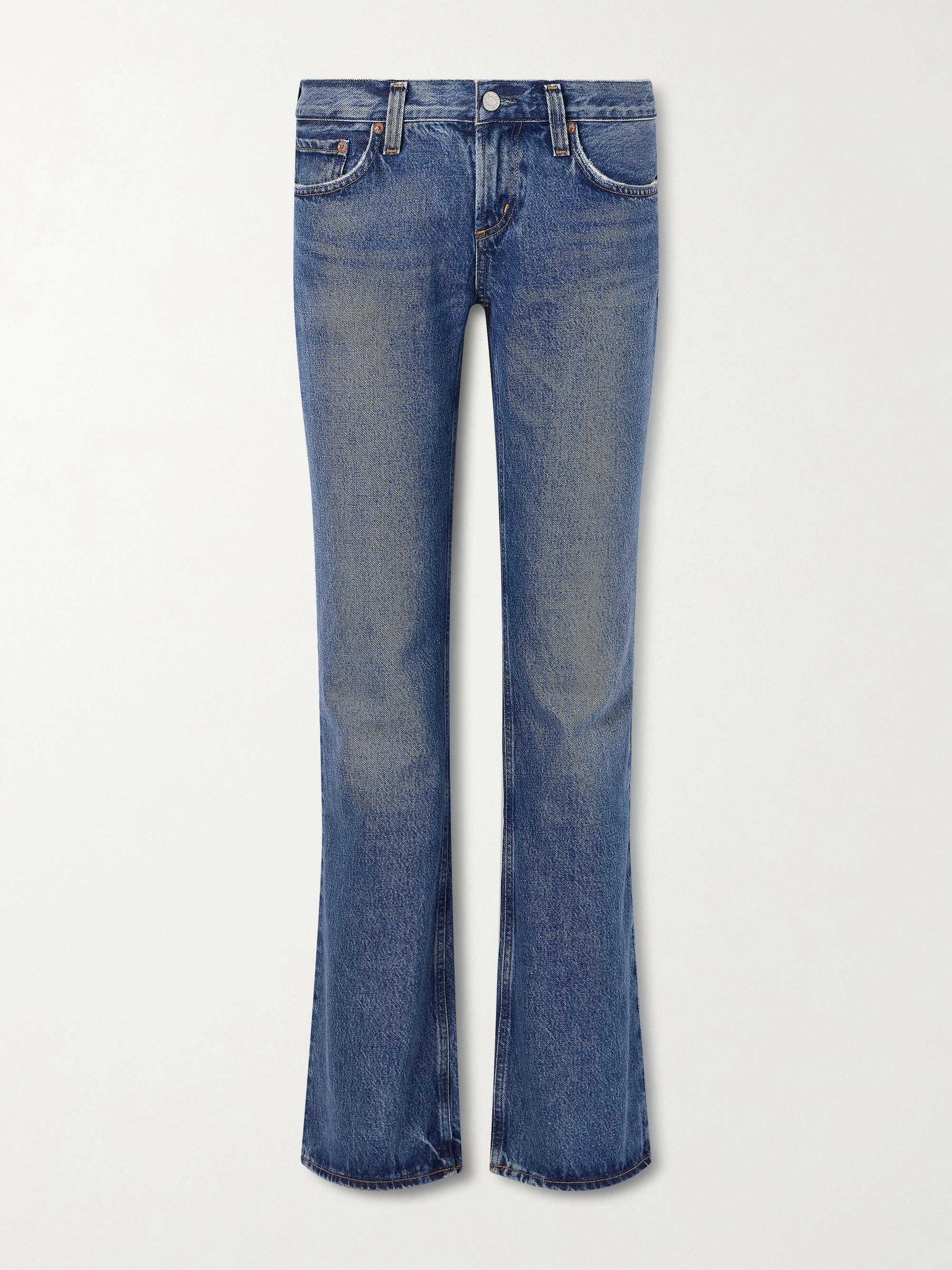 Low-Rise Bootcut Jeans
