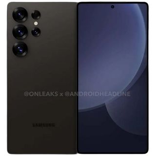 samsung galaxy s25 ultra square render - leaked (onleaks x android headlines)