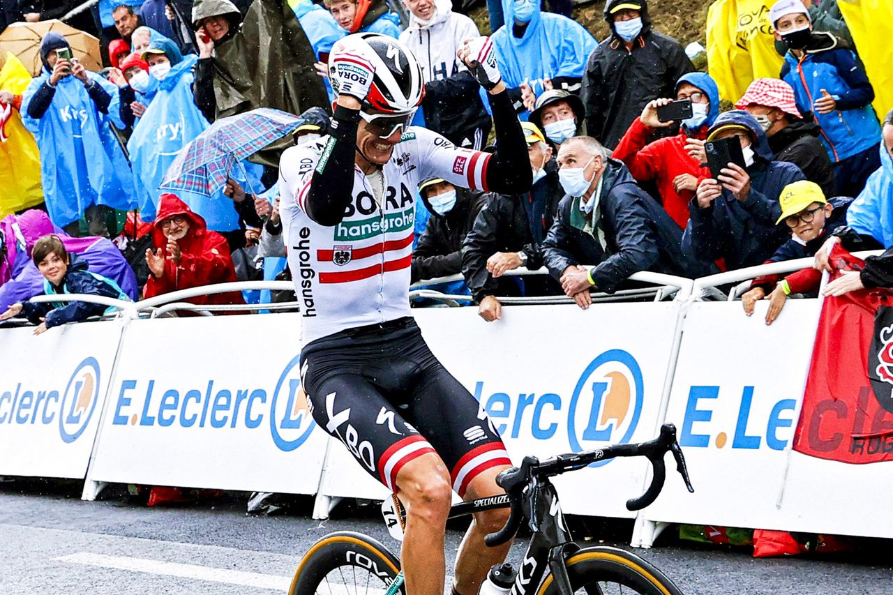 Tour de France 2021 - 108th Edition - 16th stage El Pas de la Casa - Saint-Gaudens 169 km - 13/07/2021 - Patrick Konrad (AUT - Bora - Hansgrohe) - photo Gregory Van Gansen/PN/BettiniPhoto&Acirc;&copy;2021