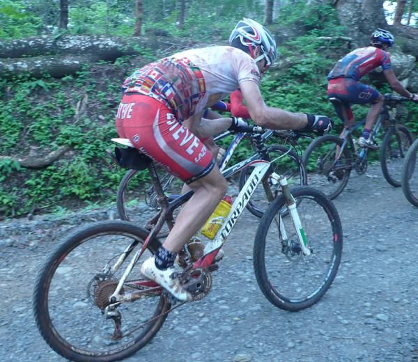 Eddy Perez spent some time in the lead group before getting dropped.