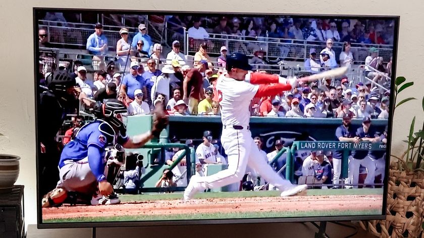 Major League Baseball on a TV
