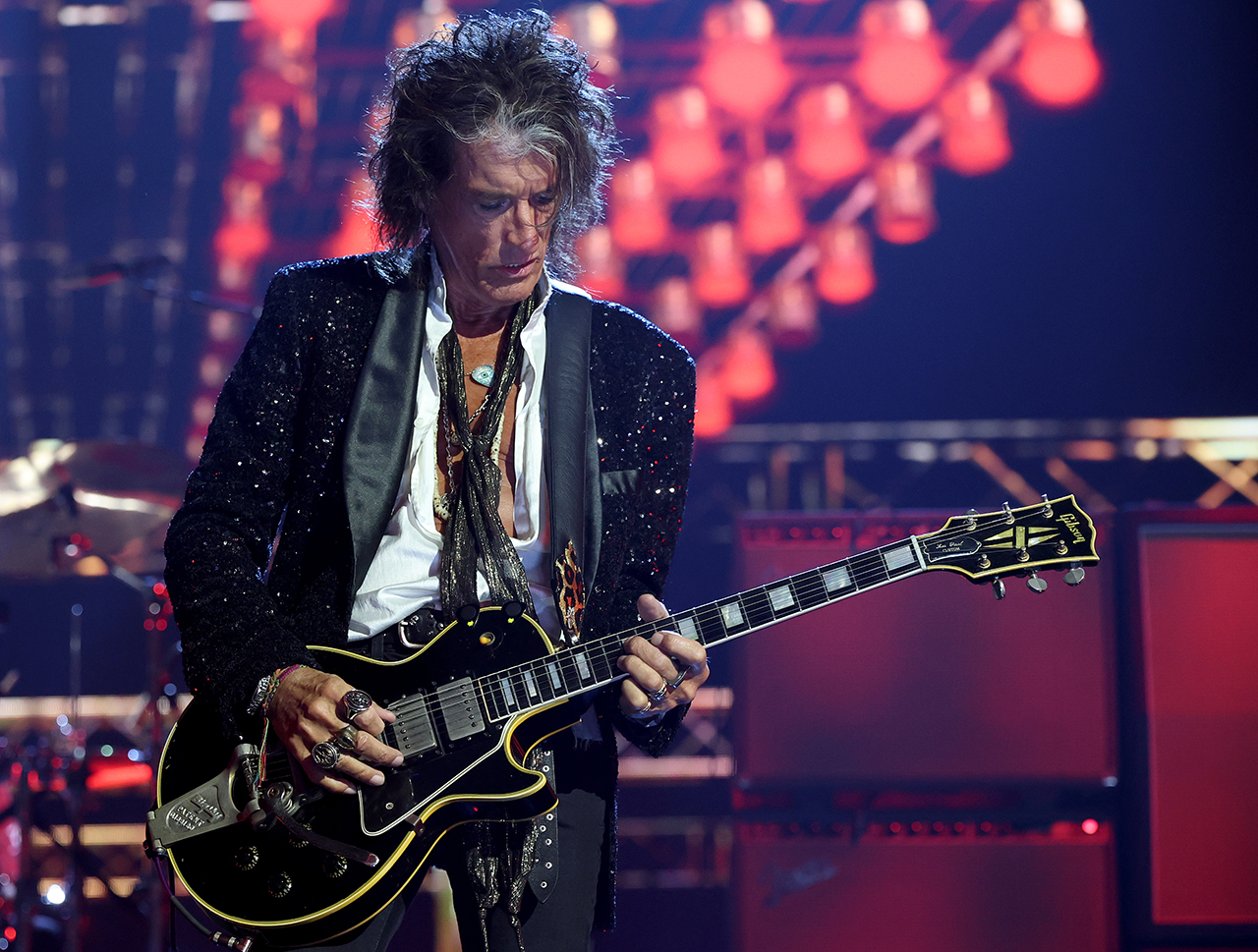 Joe Perry performs onstage during the 2025 Rock &amp;amp; Roll Hall of Fame Induction Ceremony at Peacock Theater on November 08, 2025 in Los Angeles, California.