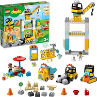 LEGO Duplo Town Tower Crane &amp; Construction | was £114.99 now £53.19 (Save £61.80) at Amazon