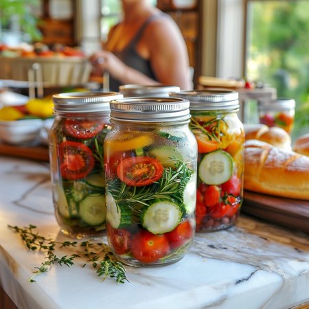 32 Oz Wide Mouth Mason Jars 2 Pack Large Glass Jars With Lids | Bpa-Free Materials, Quart Size, Chunky Salsa, Canning Pickling Sauce, Meal Prep Salad, Sourdough, Jam Jelly, Meal Prep