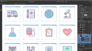 Best software for Cricut: Affinity Designer workspace image
