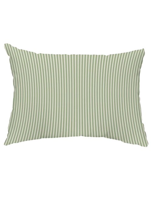 Ticking Stripe Outdoor Rectangular Pillow Cover & Insert