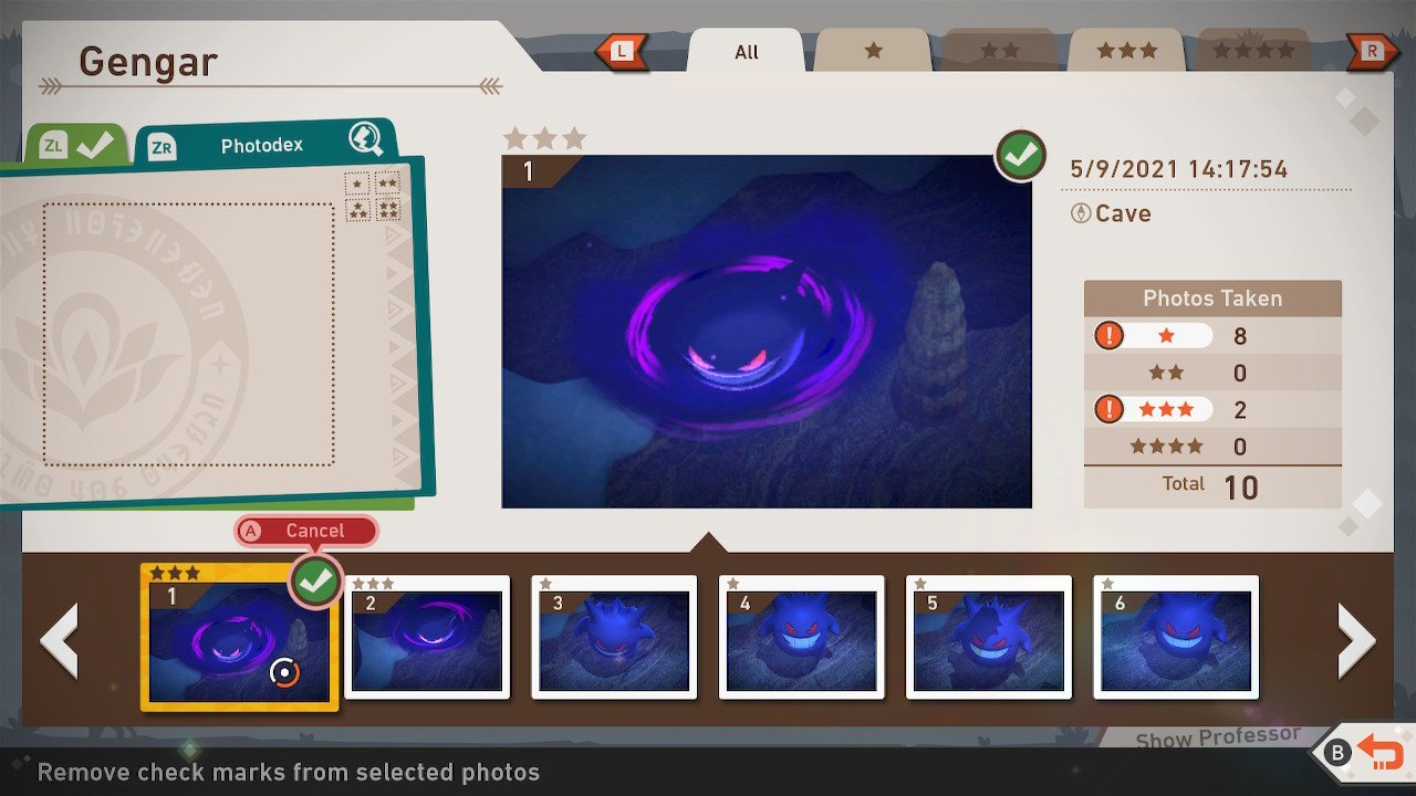 New Pokemon Snap Star Ranking