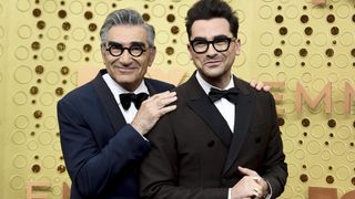 Eugene Levy and Dan Levy host the 76th annual Emmys—here's how to watch the Emmys red carpet