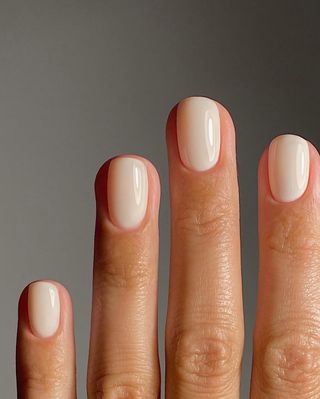 Crème Fraîche, one of the biggest 2025 spring nail trends