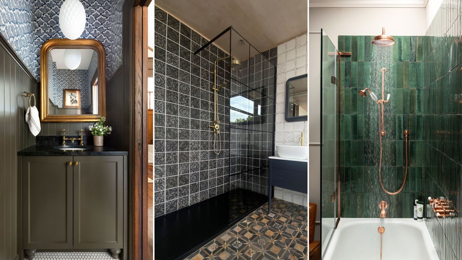 7 dark small bathroom ideas that will add style and depth | Real Homes