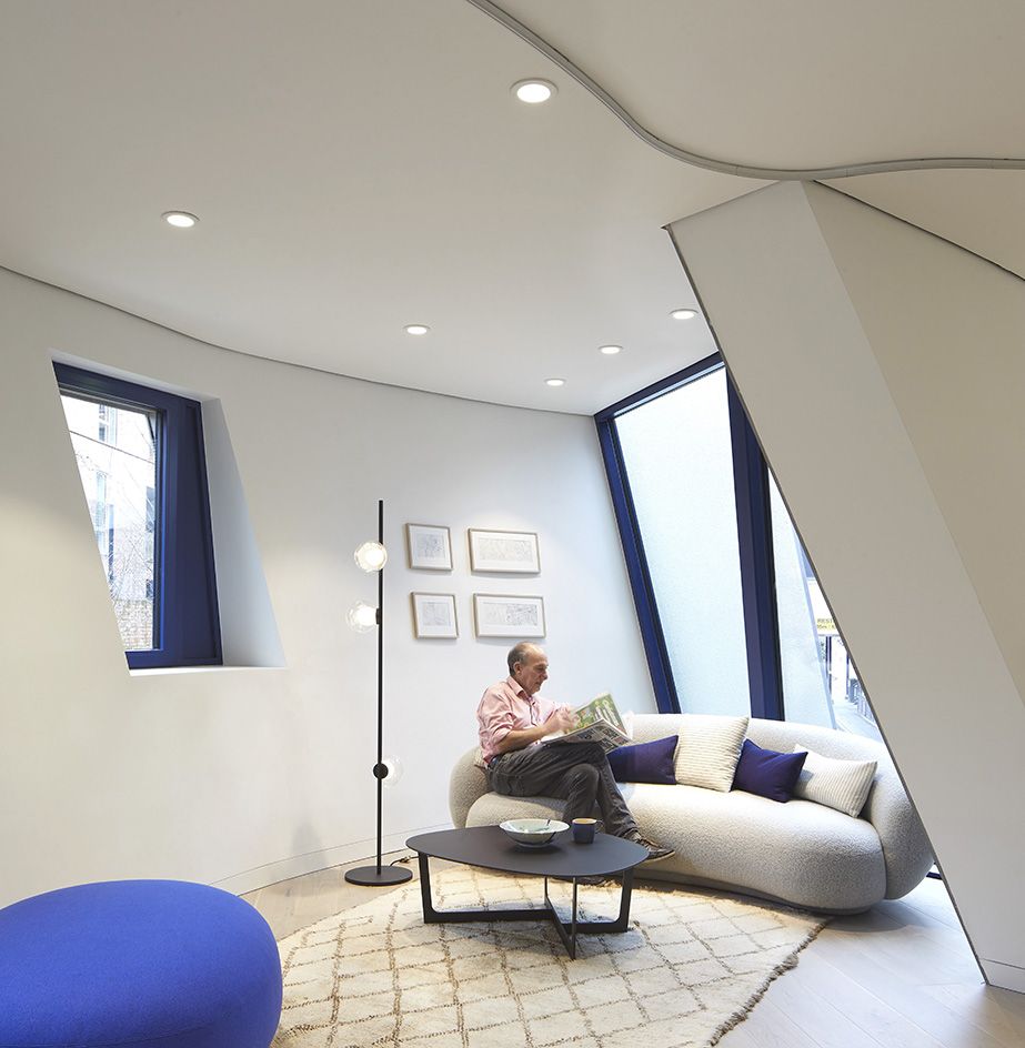 white consultation room in Maggie's Royal Free