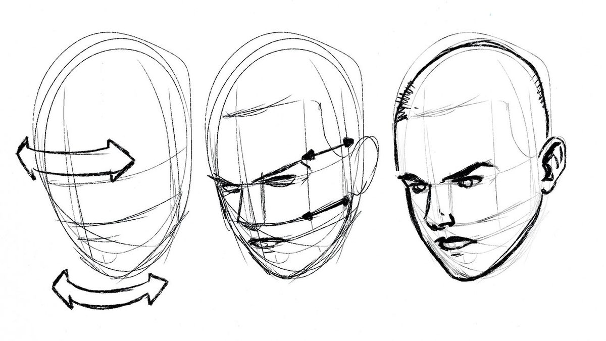 [37+] Human Face Sketch Drawing Face Reference - im7 blog