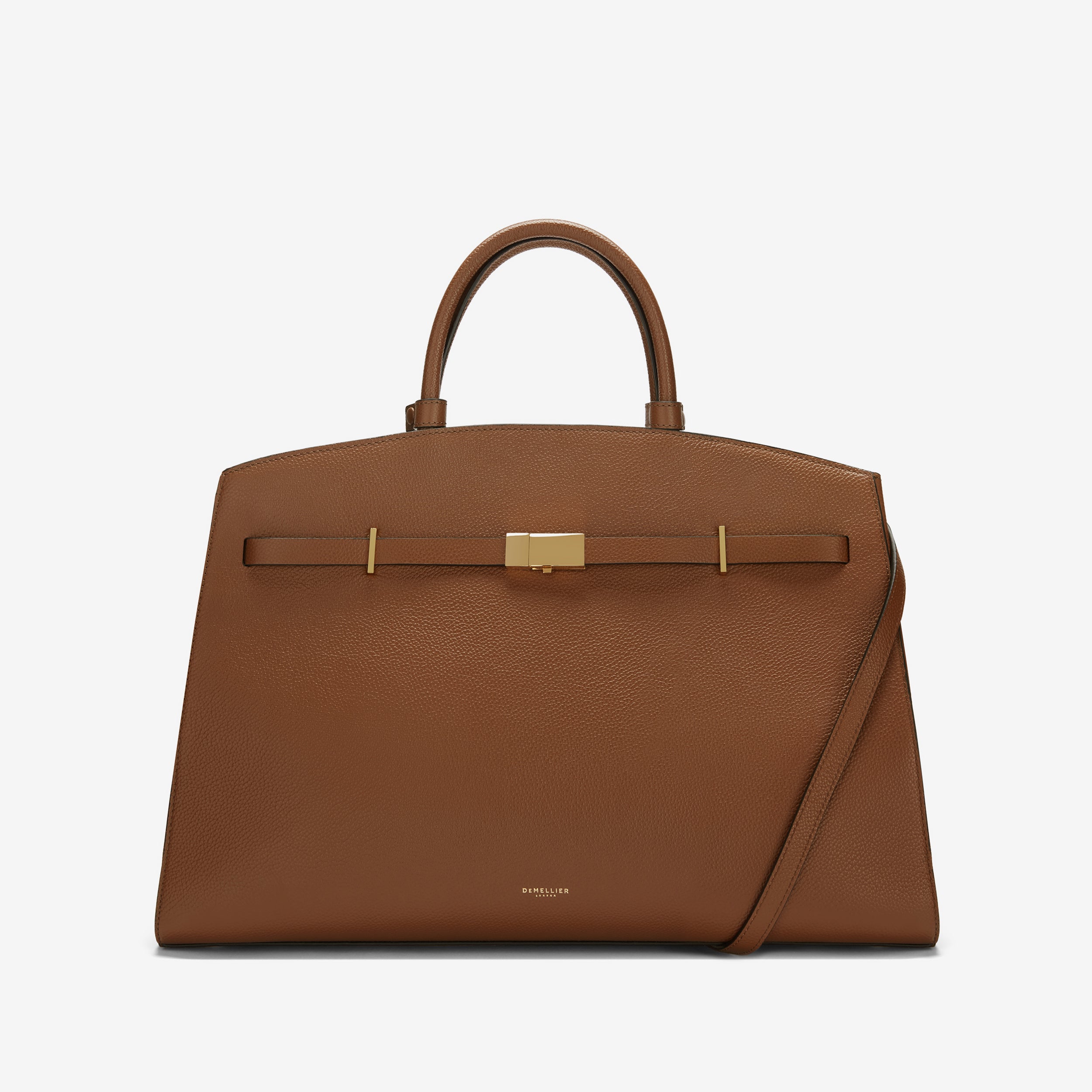 The Hudson | Tan Small Grain | Demellier