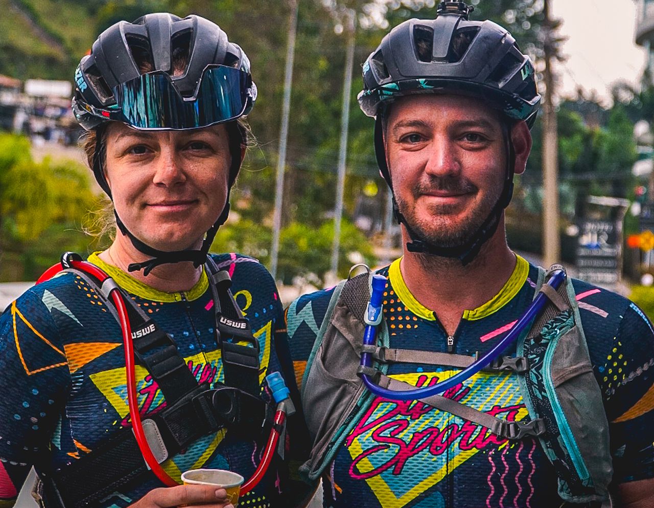 Whitney and Zachary Allison rode all eight days of the Trancordilleras
