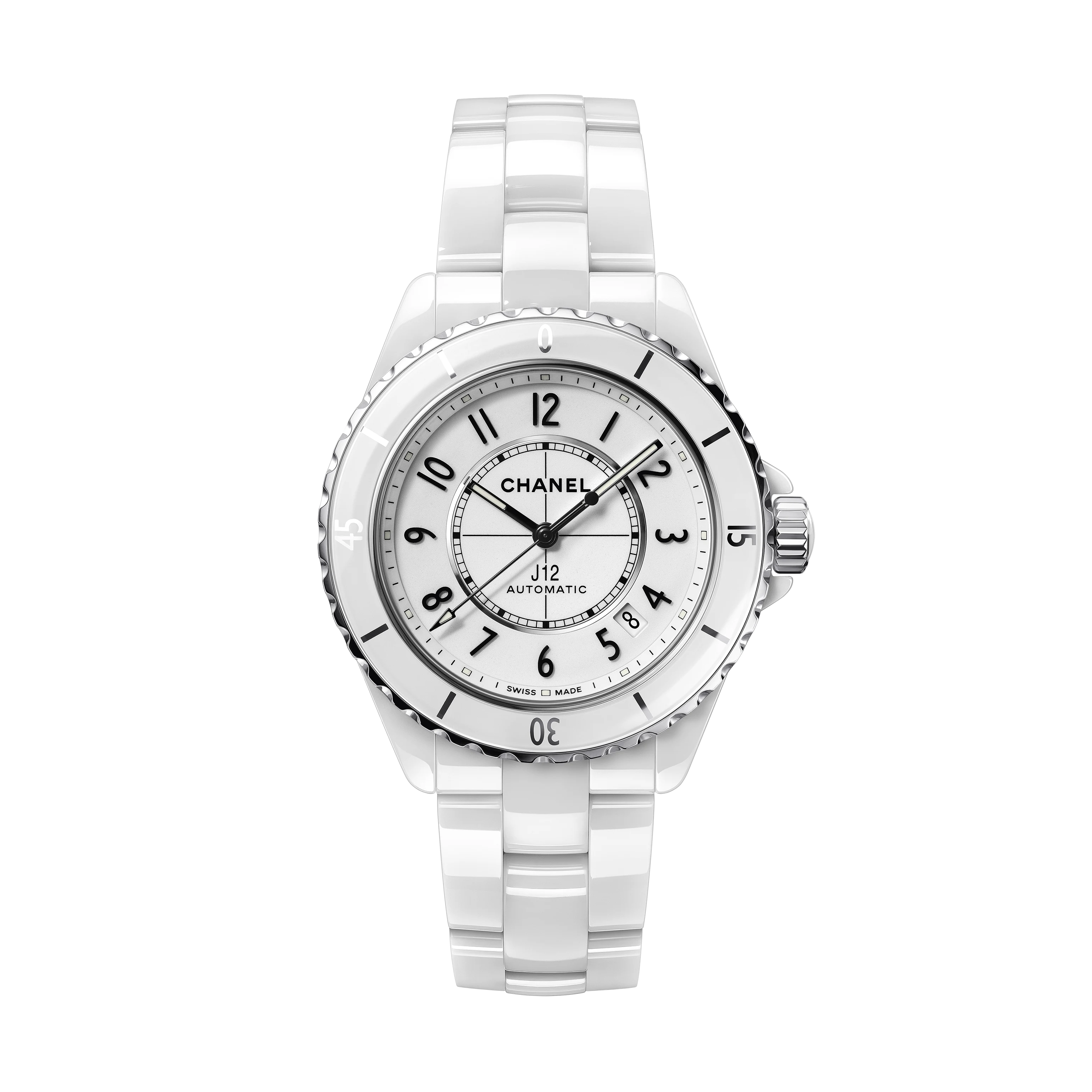 Chanel, J12 Watch Caliber 12.1, 38 MM in White