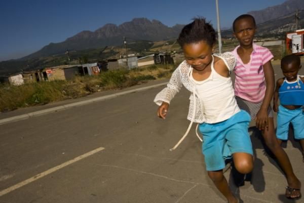 Local children in Kayamandi