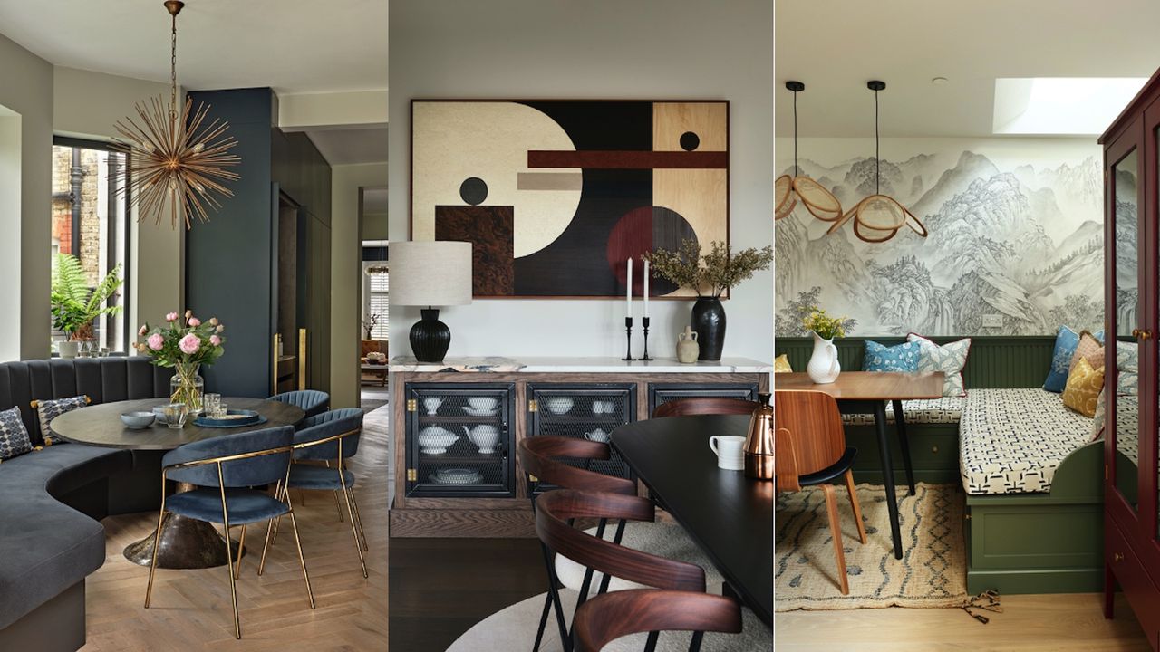 three dining nooks