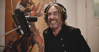 Iggy Pop in the studio